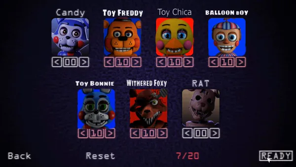 FNaF 2 Animatronics In Five Nights At Candy's Remastered (Mods) by  ZBonnieXD - Game Jolt