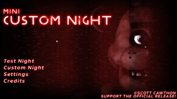 Mini Custom Night: An Open Source FNaF Fangame by nemisune - Play