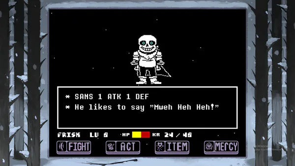 Underswap: The Un-Canon Sans Battle by ProgramClass2 - Game Jolt