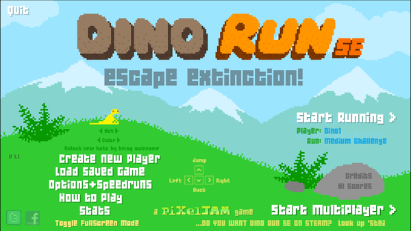 Dino Run SE (UNOFFICIAL) by Drogdiller's Games - Game Jolt