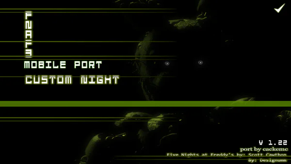 Five Nights at Freddy's 3 Custom Night (Fan-made) by Designumm - Game Jolt