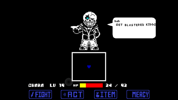 UNDERTALE Sans Fight Genocide (Colored Sprite Mod) 