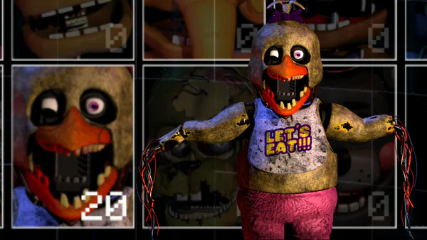 Withered Plus Chica In FNAF UCN! by Zelve.K - Game Jolt