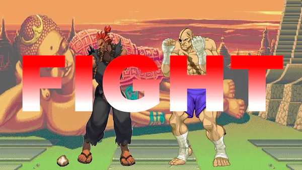 Street Fighter 1 (Arcade) Thailand Stage 2: Ryu vs. Sagat + Ending 