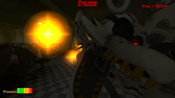 jogando fnaf 1 doom remake 3.3 ultra lite.(ANDROID) 