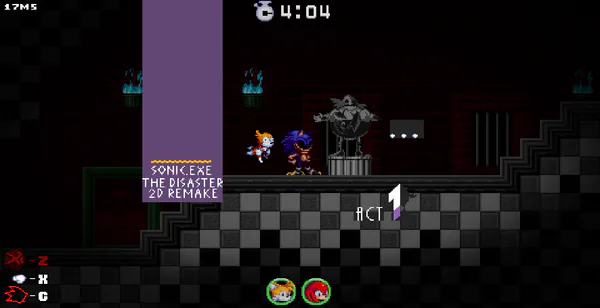 Sonic.exe The Disaster 2D Remake moments-Sonic.OMT has been added to this  game thank you Mr.Pixel 