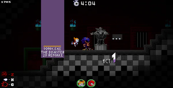 Sonic.exe The Disaster 2D Remake moments-Sonic.OMT has been added