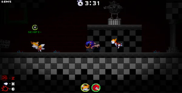 Sonic OMT Reskin For Sonic Exe The Disaster 2d Remake by Mr Pixel