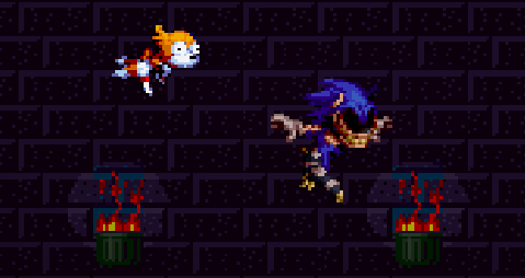 Sonic.exe The Disaster 2D Remake moments-Sonic.OMT has been added