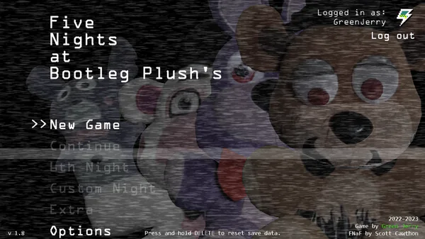 Update 1.0.8 is out! - Five Nights at Bootleg Plush's 2 by Green Jerry