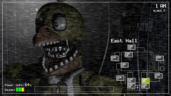 FNAF 1 but with All Withered Animatronics Mod 
