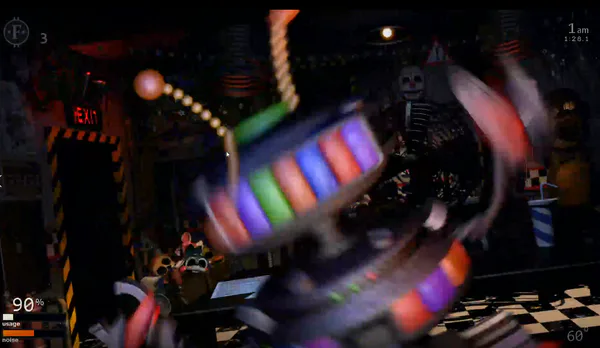 Withered Foxy without the face in UCN! +Jumpscare! (UCN Mods) 