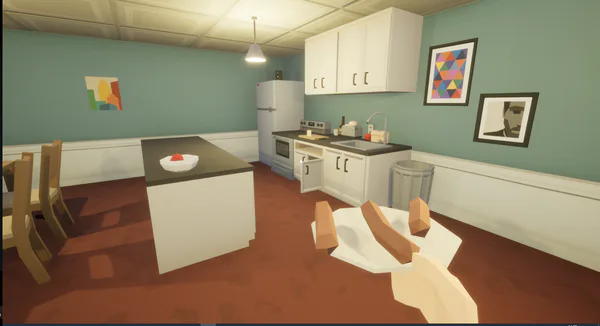 A co-op cooking game where you can only use one arm to cook, check