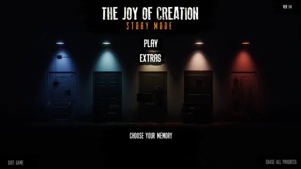 The Joy Of Creation Story Mode fully completed save file by