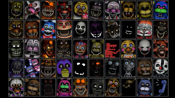 8 NEW ANIMATRONICS - Ultimate Custom Night (Mod) 