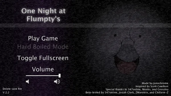 Play One Night at Flumpty's Unblocked