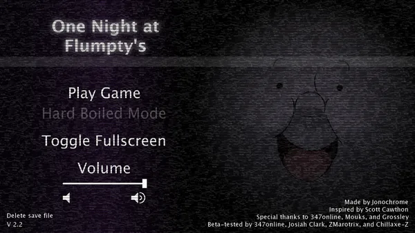 ONE NIGHT AT FLUMPTY'S jogo online gratuito em