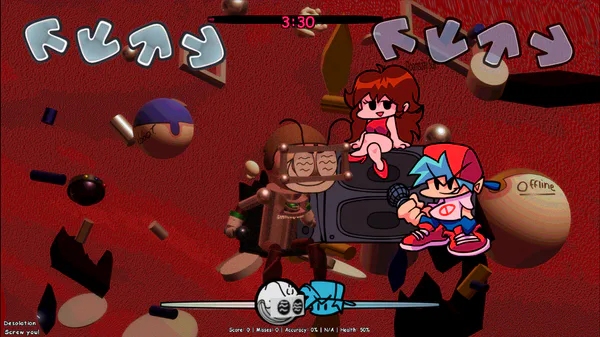 Vs Dave And Bambi : Crimson V1.2 by Budobooey - Game Jolt