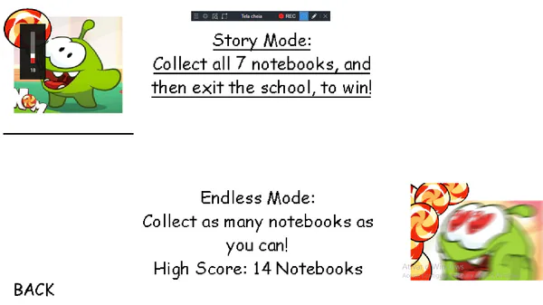 Om Nom's Basics of Seience The Candy by Doodoo Woa 4 - Game Jolt