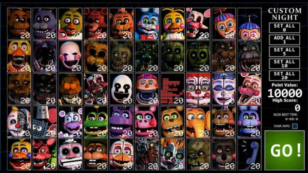 Ultimate Custom Night Android by Omariangogo - Game Jolt