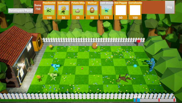Plants Vs Zombies 3D by NINTok games - Game Jolt
