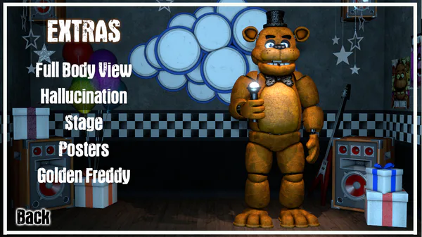 FNAF 4 Full HD Mod - Jumpscares / Extras / Custom Night 