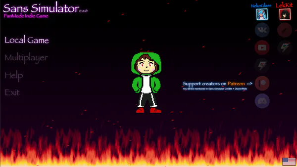 sans simulator gameplay gamejolt 