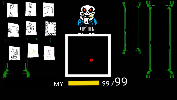 1000 GASTER BLASTER! - Sans Simulator (Gamejolt) 