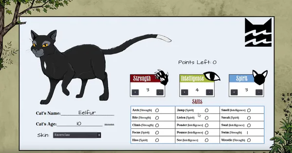 Into The Wild - A Warrior Cats RPG by Deppy Gomes - Play Online - Game Jolt