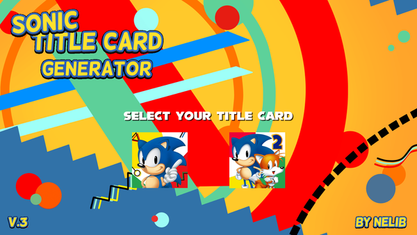 Sonic Mania - Title Card Generator APK (Android App) - Free Download