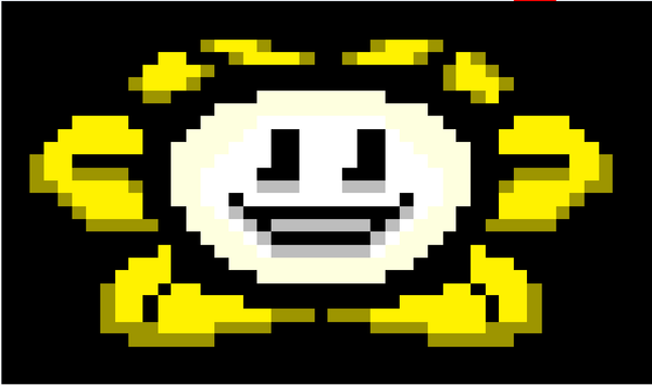 Free: Undertale Flowey Sprite Pixel art - sprite 