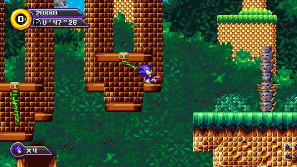 Salee on Game Jolt: Super Shadow kicks Hyper Sonic into the water