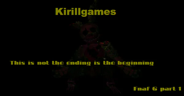 FNAF 3 NIGHT 6 ENDING, NIGHTMARE ENDING