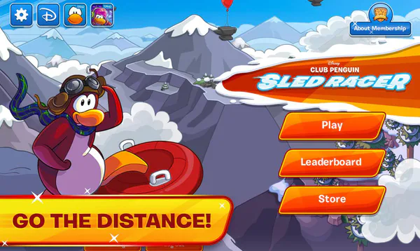 Club Penguin Sled Racing