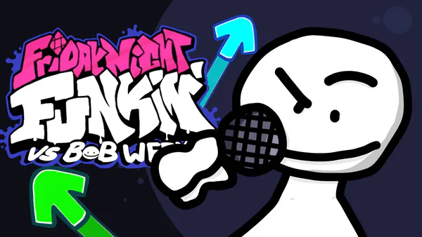 Friday Night Funkin' Mod Showcase: Gamejolt (GameBolt) vs Rushky, VS ARCH