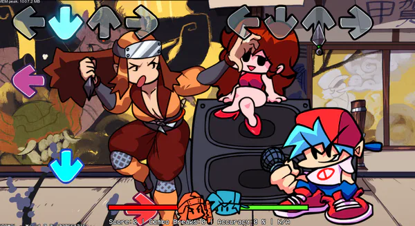 Friday Night Funkin': Shinobi Scramble (VS Shuri & Ken) by