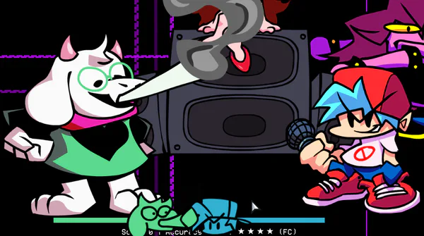 FNF - Ralsei Smoking a fat blunt V.2 [DELTARUNE] by Delta🅱