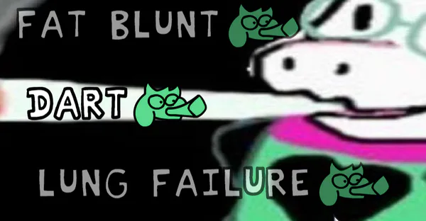 FNF - Ralsei Smoking a fat blunt V.2 [DELTARUNE] by Delta🅱