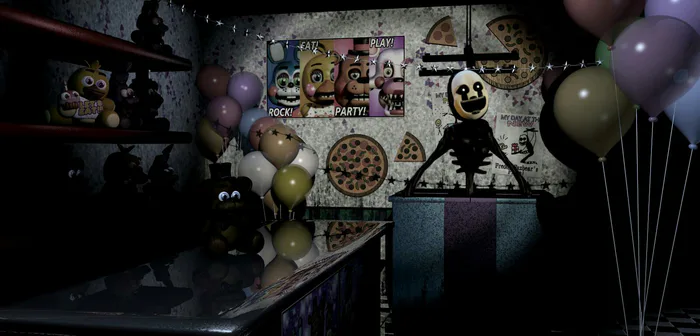 Download free Fnaf Complete Nightmare Animatronics Wallpaper