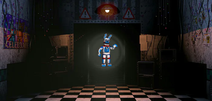 Funtime Toy Bonnie in FNaF 2 mod by TheMasterPuppet - Game Jolt