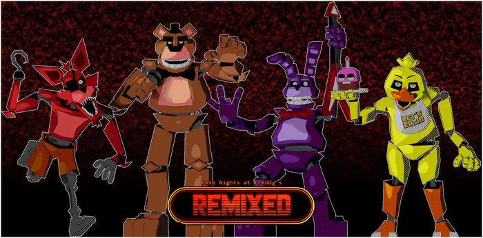 Five Nights at Freddy's 1 Song Remix