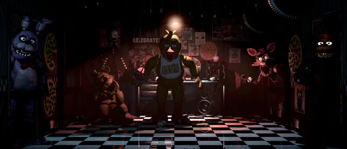 FrxzenLuke on X: FNaF 2 Celebrate Poster with the Classic