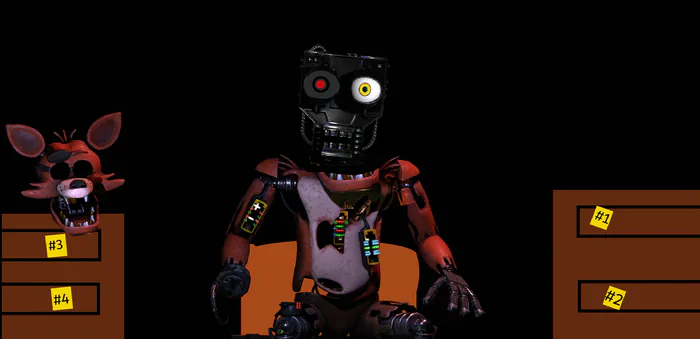 The Official Withered Foxy Model but with Help Wanted Style