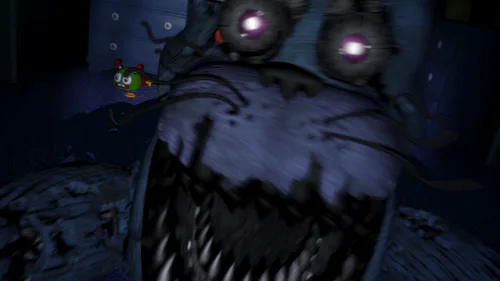 Five Nights at Freddy's 4: NIGHTMARE FREDDY JUMPSCARE 