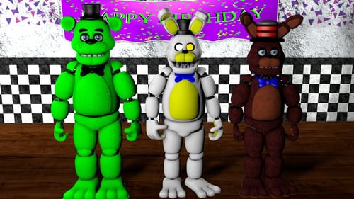 FNAF 2 mod blue withered freddy by Mihaniso - Game Jolt