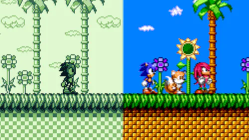 Novos sprites (Green Hill) - Sonic Genesis