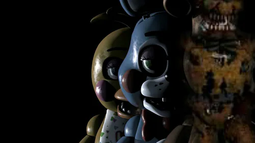 FNAF 2 Withered Animatronics by LadyFiszi Chrome Theme - ThemeBeta