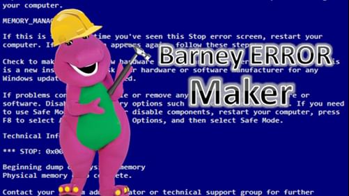 barney error games