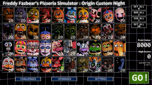 PC / Computer - Five Nights at Freddy's - Custom Night Icons