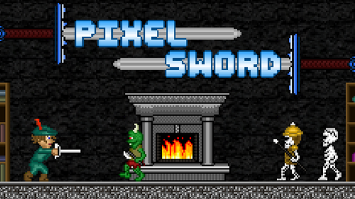 Pixel game sword